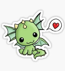 Love Dragon Sticker