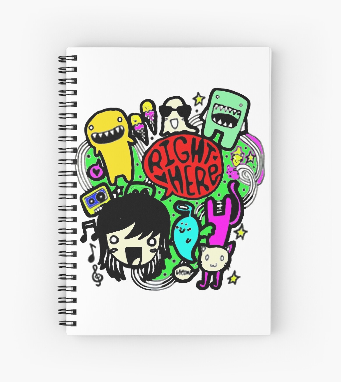 23124670 Gambar Doodle P Spiral Notebook Paper Type Ruled Line