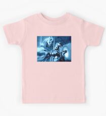 Camiseta para niños Galope salvaje a la luz de la luna