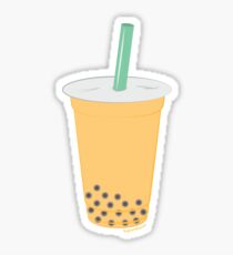 Passion Fruit Bubble Tea Sticker