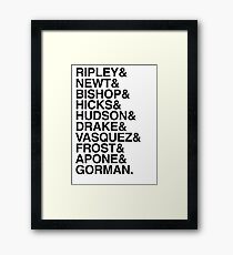 Sulaco Crew Framed Print