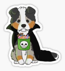 Halloween Australian Shepherd Sticker