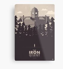 The Iron Giant Metal Print
