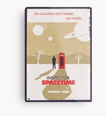 Inspector Spacetime Metal Print
