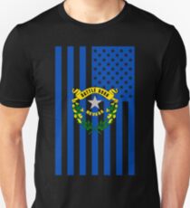 Nevada State Flag Graphic USA Styling Unisex T-Shirt