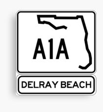 A1A - Delray Beach Canvas Print
