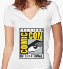 Comic Con Women's Fitted V-Neck T-Shirt