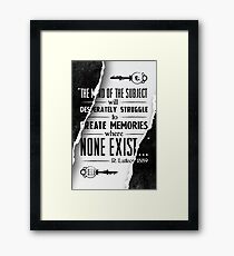 Infinite Starter Poster Framed Print