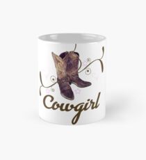 Cowgirl with Boots Mug