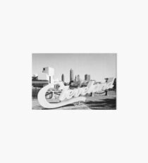 CLEVELAND Ohio Skyline Art Board