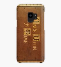 Once Upon A Time - Fitted Book Cover Case/Skin for Samsung Galaxy