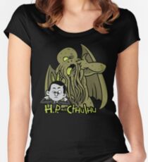 H.P. and Cthulhu Women's Fitted Scoop T-Shirt