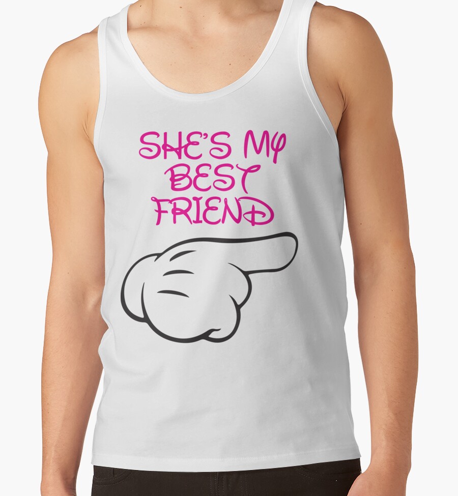 She's my best friend 2/2" unisex tank tops by fitspire apparel ...