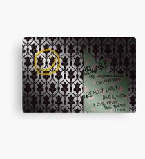 221 Beware Canvas Print