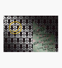 221 Beware Photographic Print