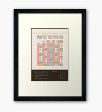 Map of the Primes Framed Print