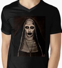 Demonic Sister Valak Men's V-Neck T-Shirt