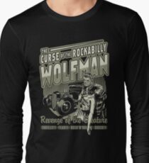 Rockabilly Wofman Long Sleeve T-Shirt
