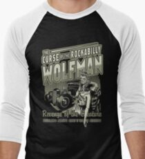 Rockabilly Wofman Men's Baseball ¾ T-Shirt