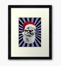 zombie claus Framed Print