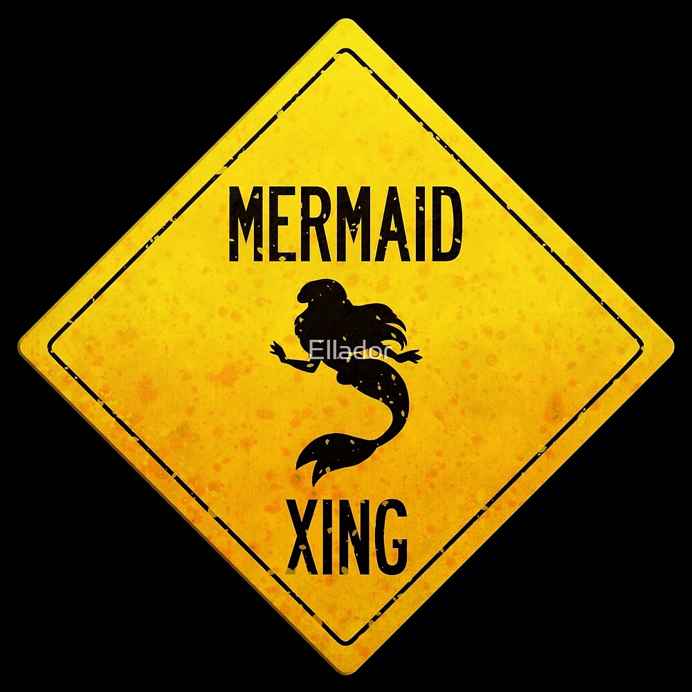 "Mermaid Crossing" by Ellador | Redbubble
