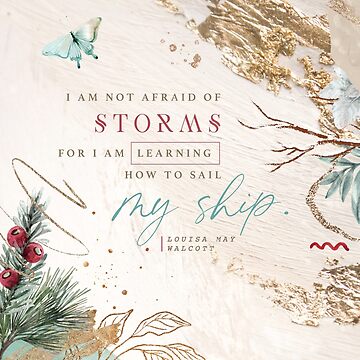 Artwork thumbnail, I am not afraid of storms - Little Women by stellaarts