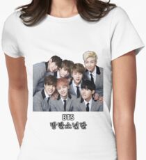 BTS Bangtan Boys Women's Fitted T-Shirt