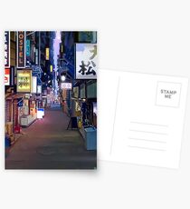 Nacht in Japan Postkarten