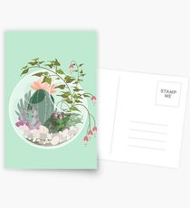 Rundes Terrarium Postkarten