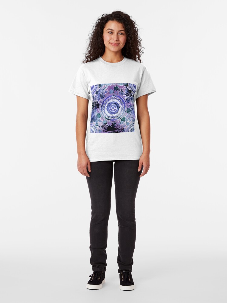 Alternate view of Hyacinth Mandala Classic T-Shirt