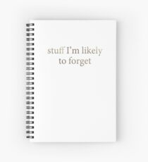 Funny diary Spiral Notebook