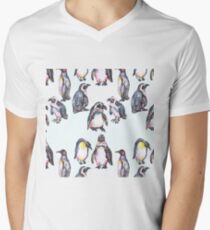 Penguin Party Men's V-Neck T-Shirt