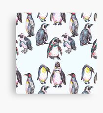 Penguin Party Canvas Print