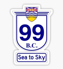 British Columbia 99 - Sea to Sky Sticker