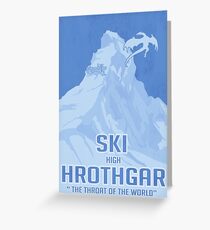 Ski Hrothgar Greeting Card