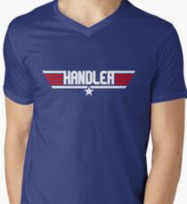 Handler Top Gun Men's V-Neck T-Shirt
