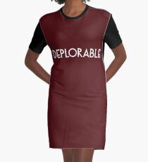 Deplorable Graphic T-Shirt Dress