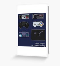 Elegant weapons, for a more civilized age Greeting Card