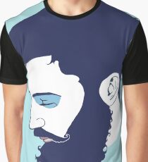 Cute Bearded Man Graphic T-Shirt