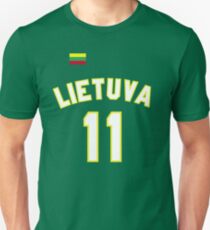 Arvydas Sabonis 11 Lithuania Basketball Unisex T-Shirt