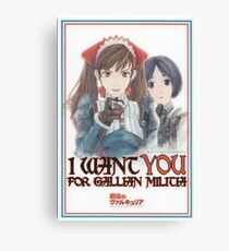 I want YOU for Gallian Militia Canvas Print