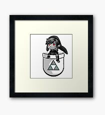 Pocket Dark Link Framed Print