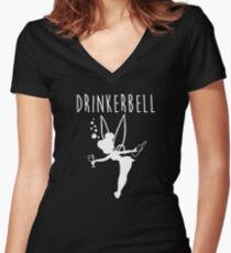 Drinkerbell - Tinkerbell Women's Fitted V-Neck T-Shirt