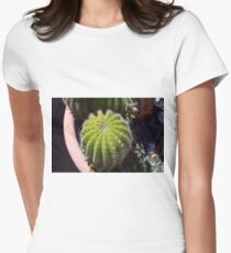 Small cactus in the pot Women's Fitted T-Shirt
