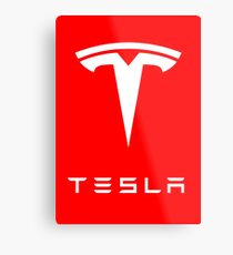 tesla Metal Print