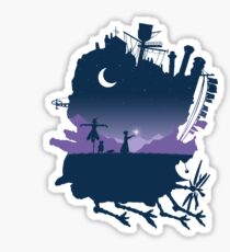 howls moving castle Sticker