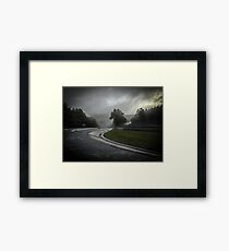 Stormy Karussell Framed Print