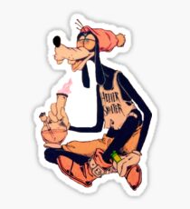 goofy stoner Sticker