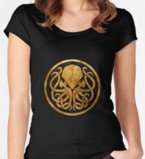 Camiseta entallada de cuello redondo Cthulhu