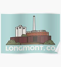 Old Sugar Mill Longmont (Solid) Poster
